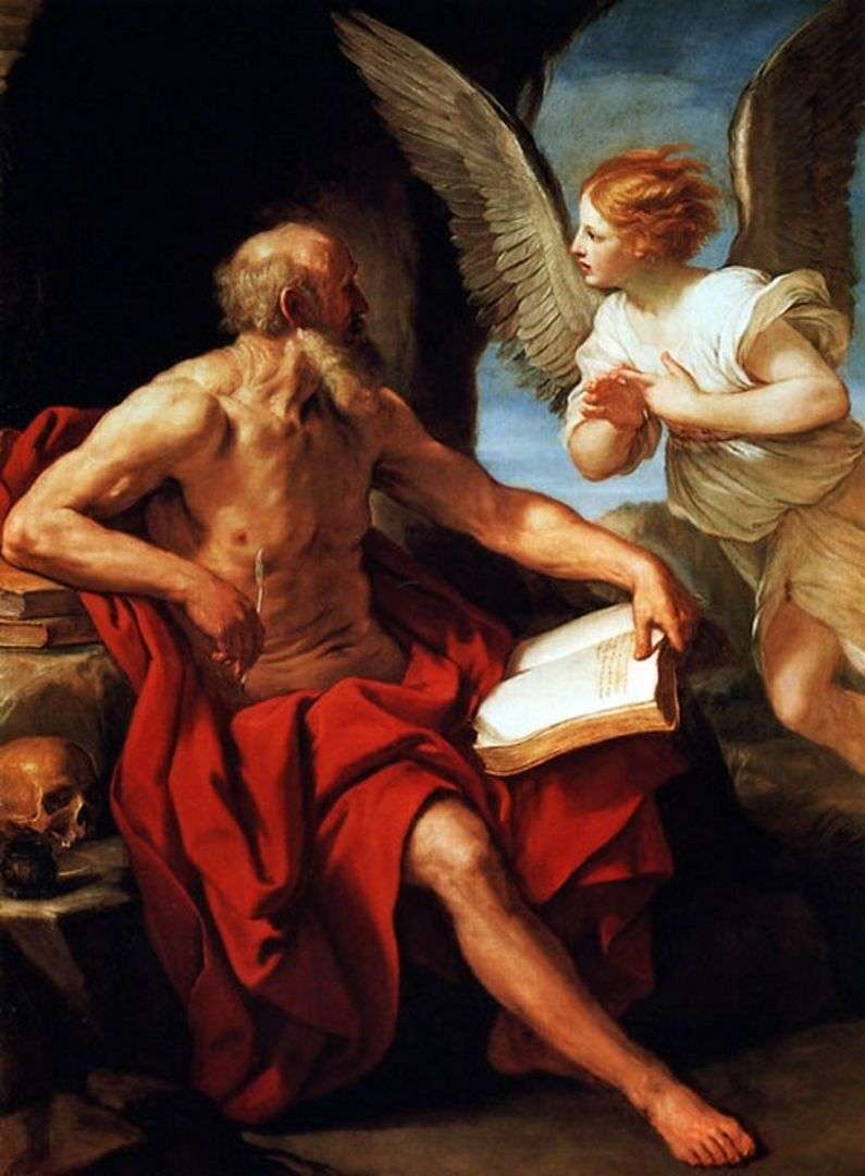  Святой Иероним и ангел   Гвидо Рени