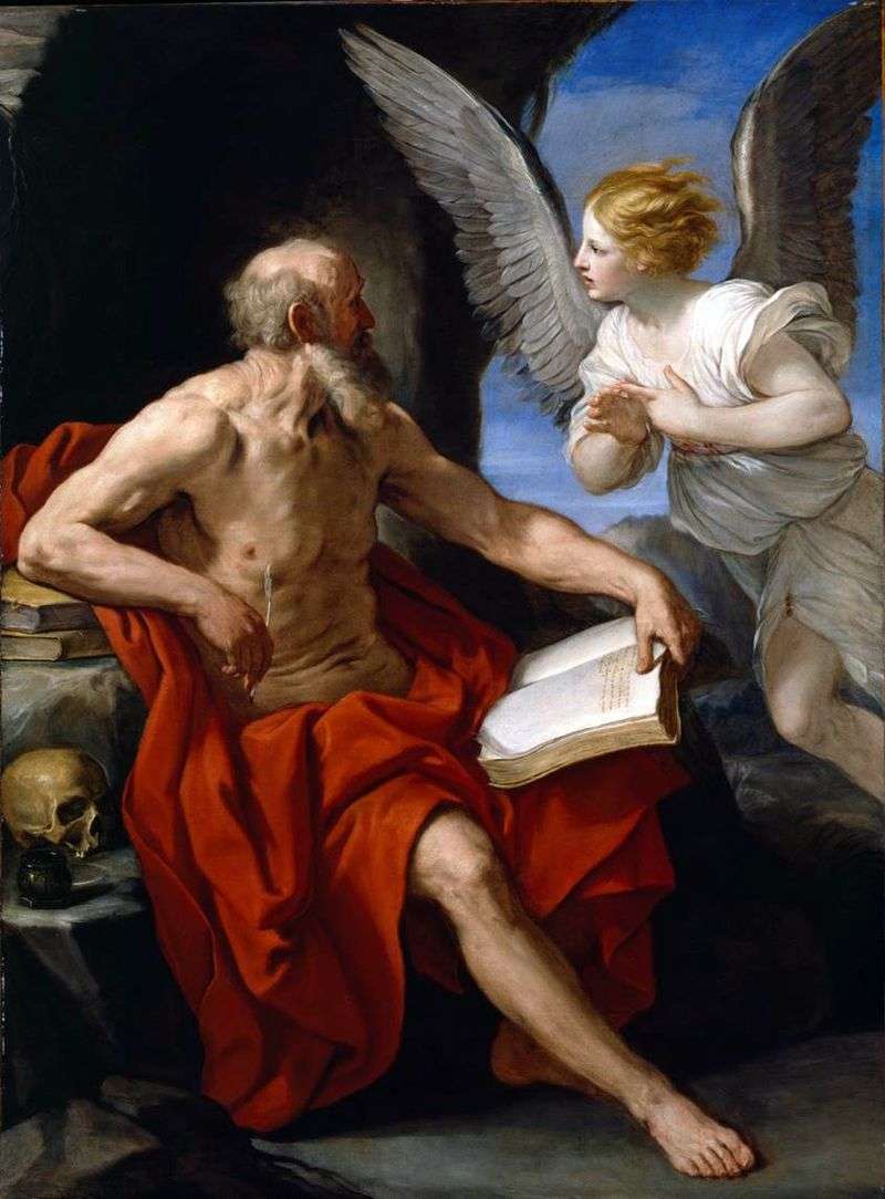  Святой Иероним и ангел   Рени Гвидо