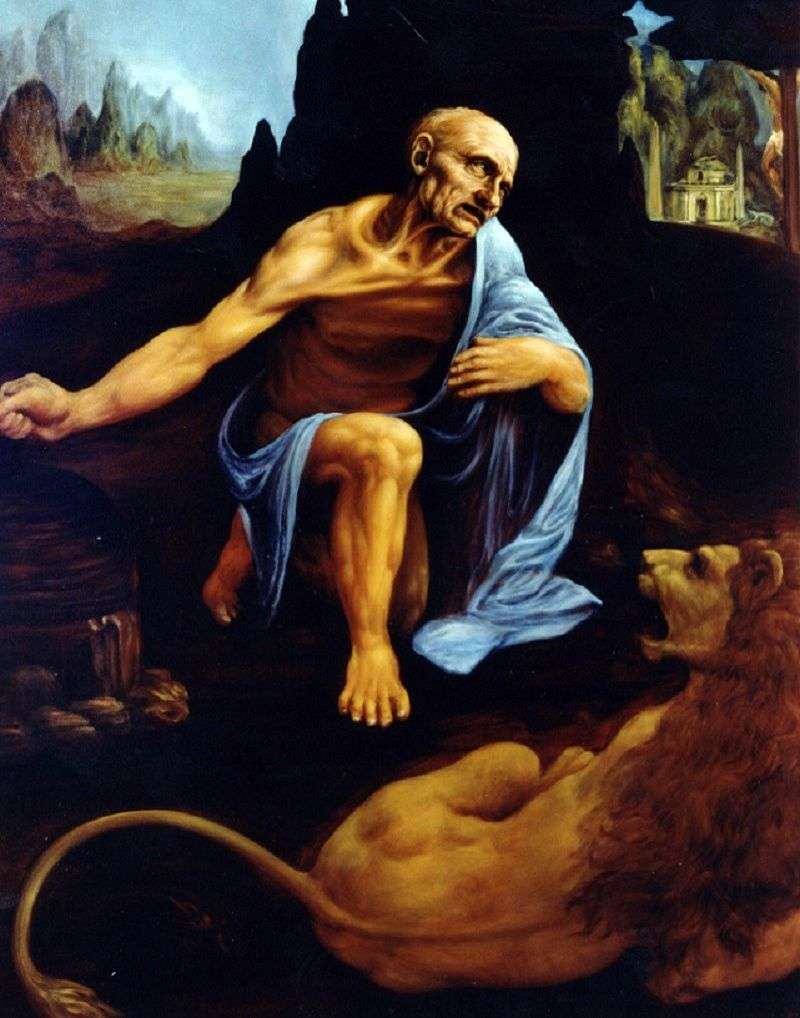  Святой Иероним   Леонардо Да Винчи