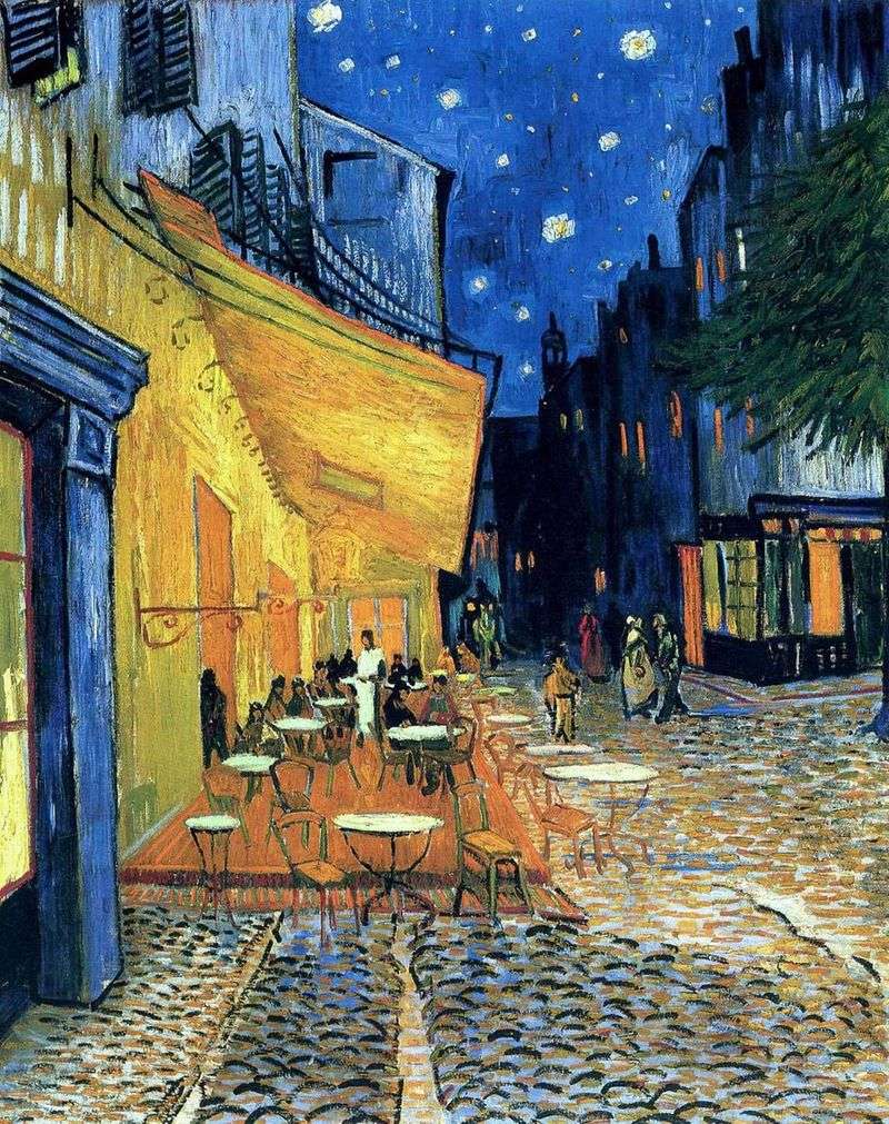  Терраса кафе на Площади Форум в Арле, ночью   Винсент Ван Гог