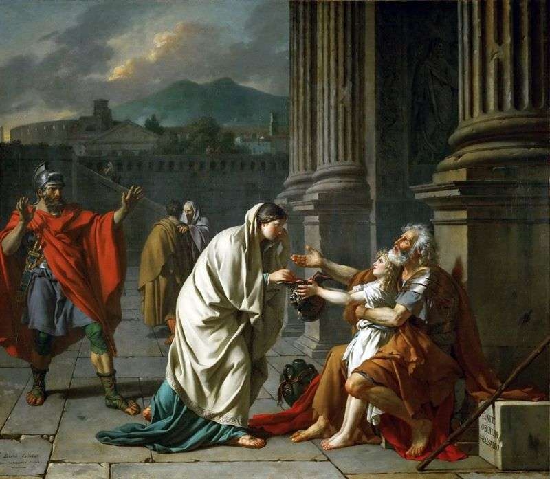  Велизарий, просящий подаяние   Жак Луи Давид