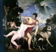  Венера и Адонис   Тициан Вечеллио