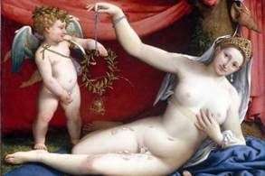  Венера и Купидон   Лоренцо Лотто