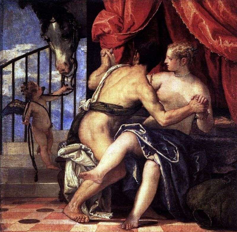  Венера и Марс с Амуром и лошадью   Паоло Веронезе