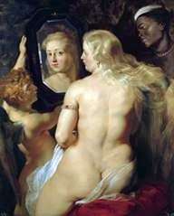  Венера у зеркала   Питер Рубенс