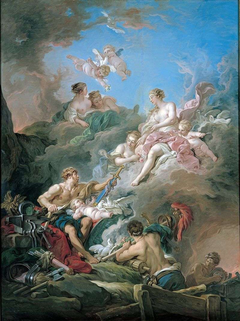  Венера в кузнице Вулкана   Франсуа Буше