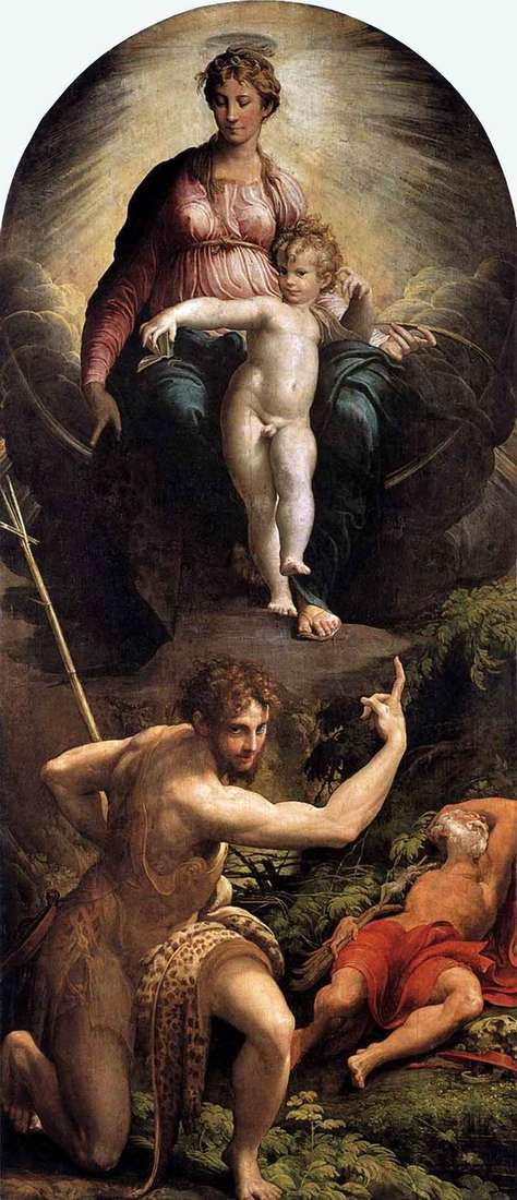  Видение святого Иеронима   Франческо Пармиджанино