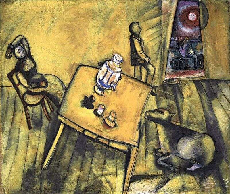  Желтая комната   Марк Шагал