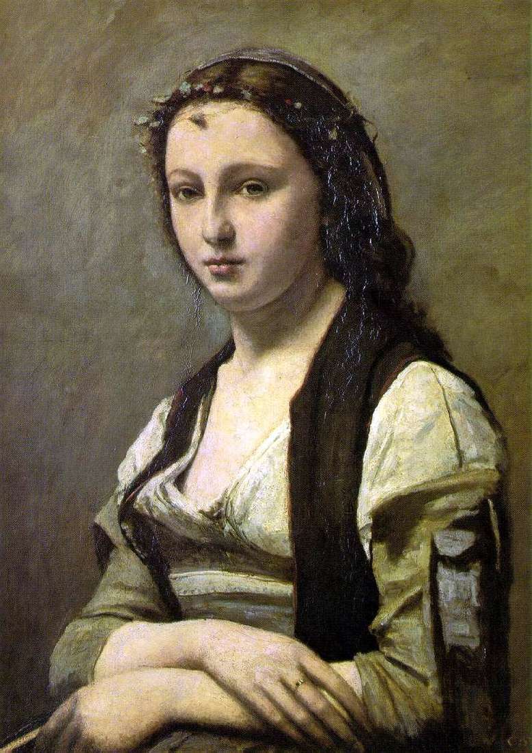  Женщина с жемчужиной   Камиль Коро