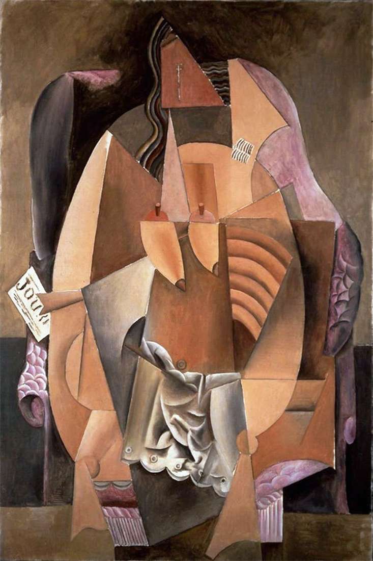  Женщина в сорочке, сидящая в кресле   Пабло Пикассо