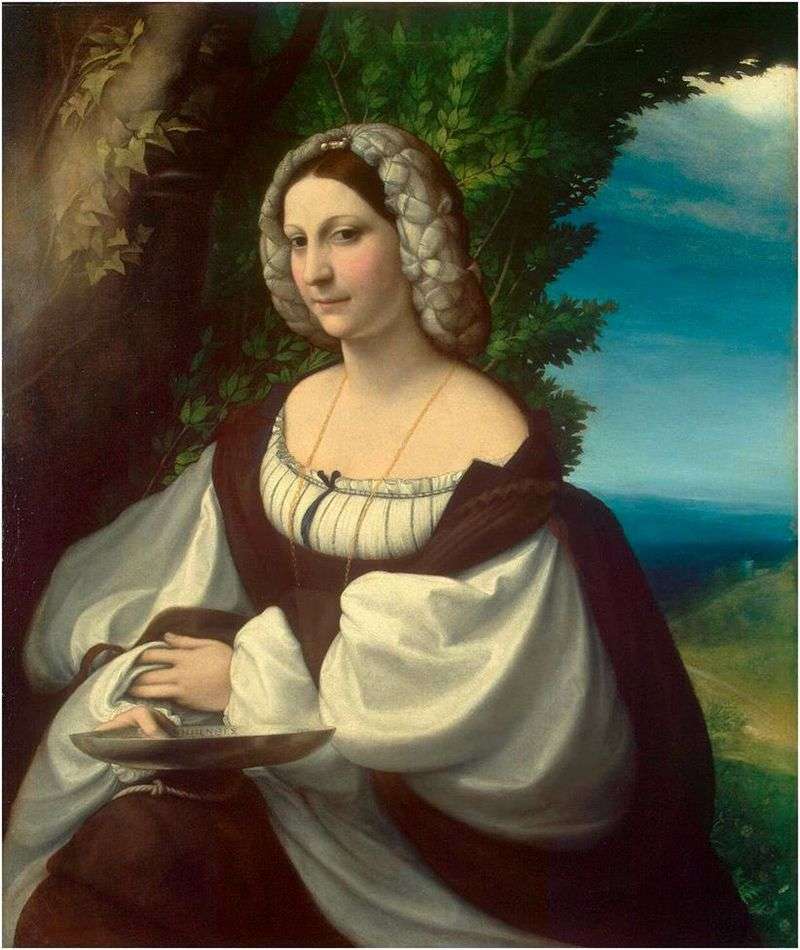  Женский портрет   Корреджо (Антонио Аллегри)