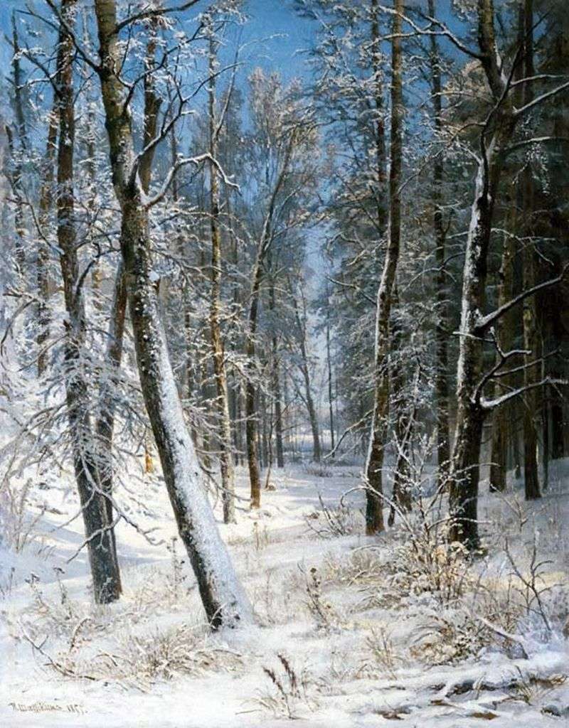  Зима в лесу (Иней)   Иван Шишкин