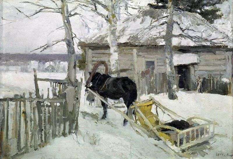  Зимой   Константин Коровин