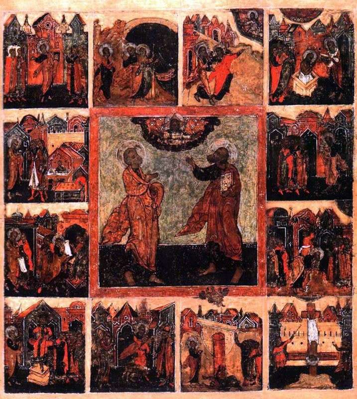  Первоверховные апостолы Петр и Павел, с деяниями в 12 клеймах