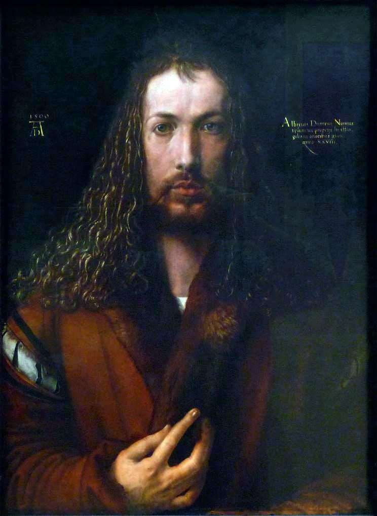  Автопортрет (1500 год)  Альбрехт Дюрер