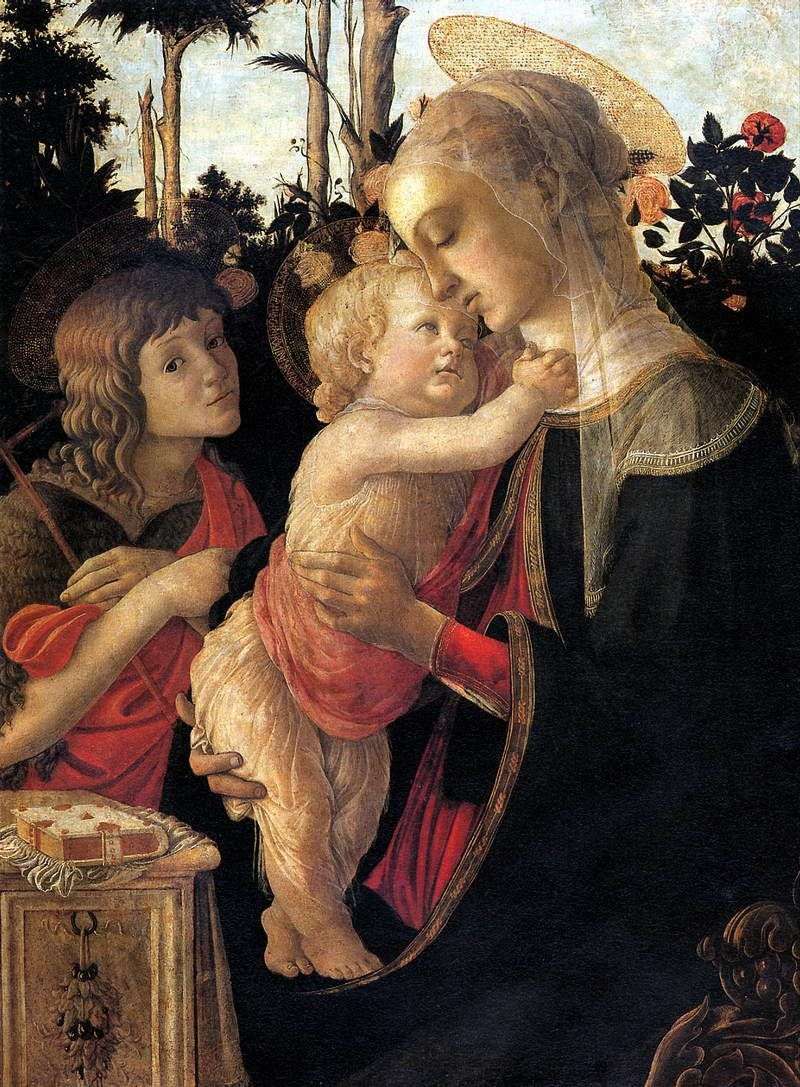  Мадонна с Младенцем и Иоанном Крестителем   Сандро Боттичелли