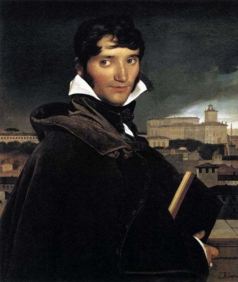  Портрет художника Франсуа Мариуса Гране   Жан Огюст Доминик Энгр