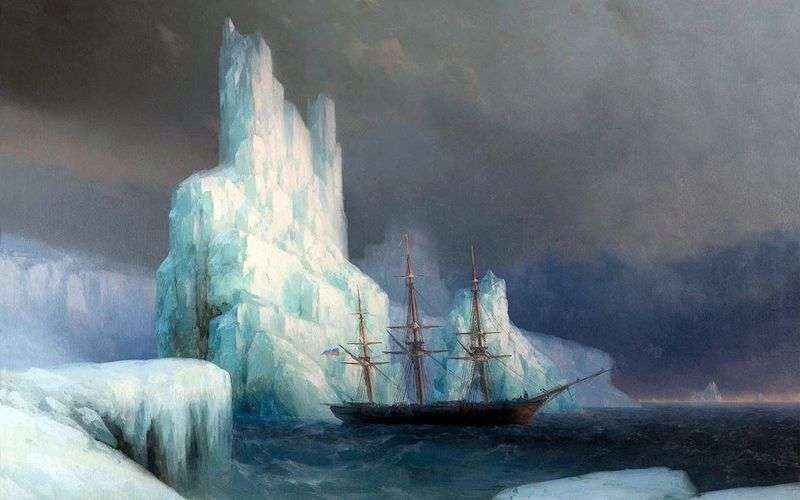 Ледяные горы в Антарктиде   Иван Айвазовский