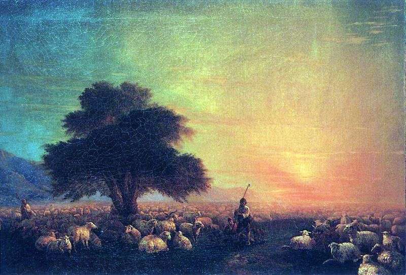  Отара овец   Иван Айвазовский