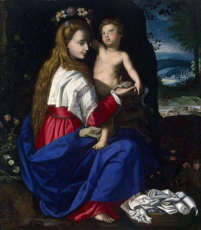  Мадонна с младенцем   Алессандро Аллори