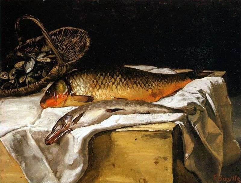  Натюрморт с рыбой   Фредерик Базиль