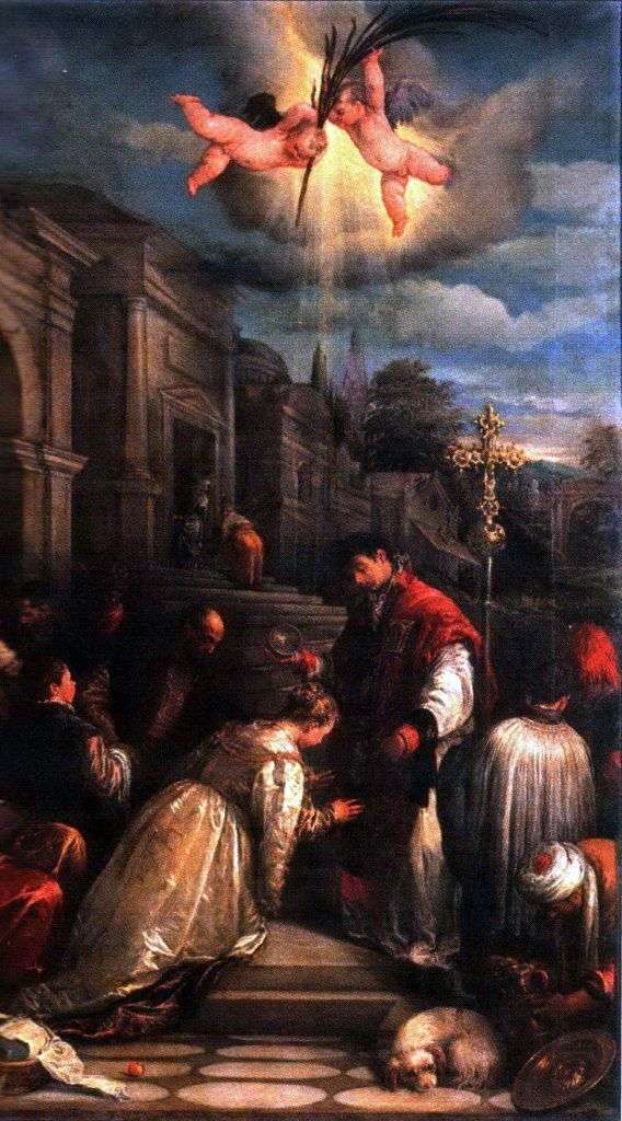  Крещение святого Лучиллы   Якопо Бассано