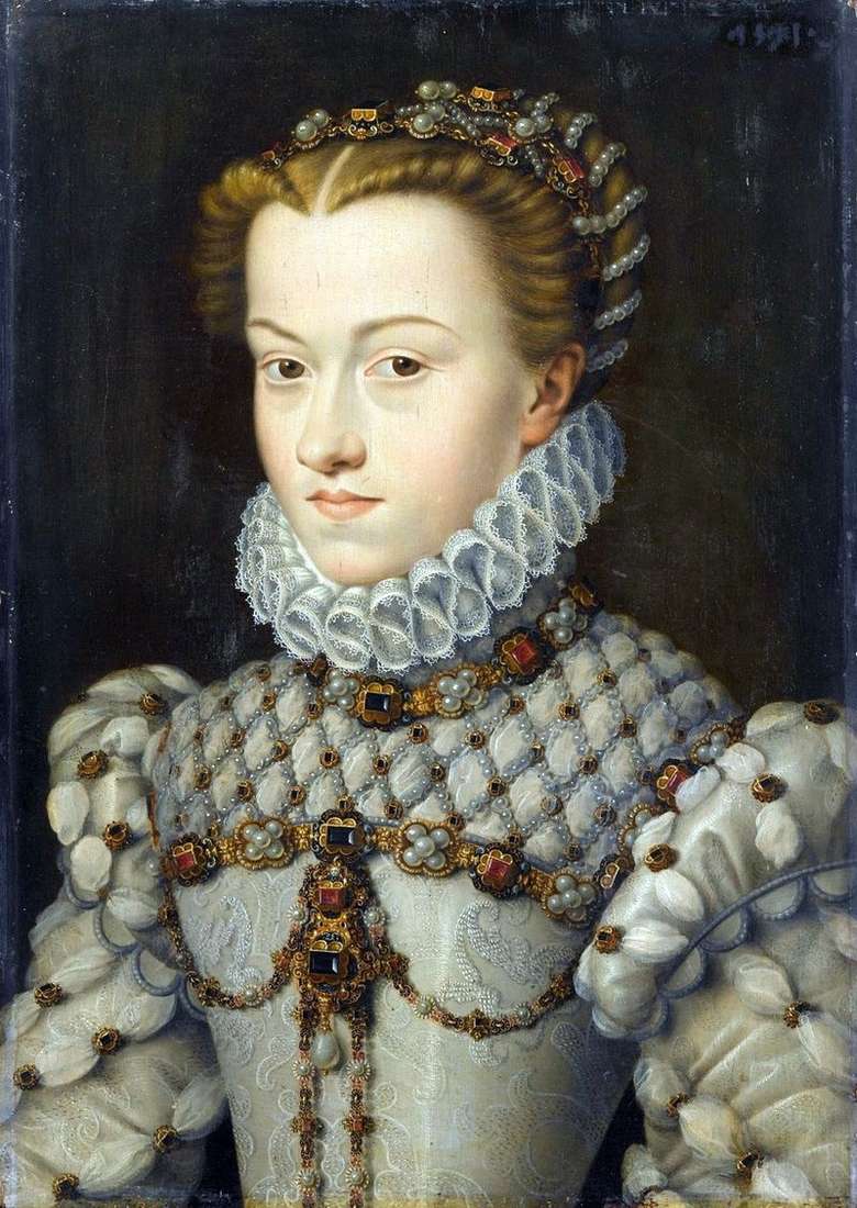  Принцесса Елизавета Австрийская   Франсуа Клуэ