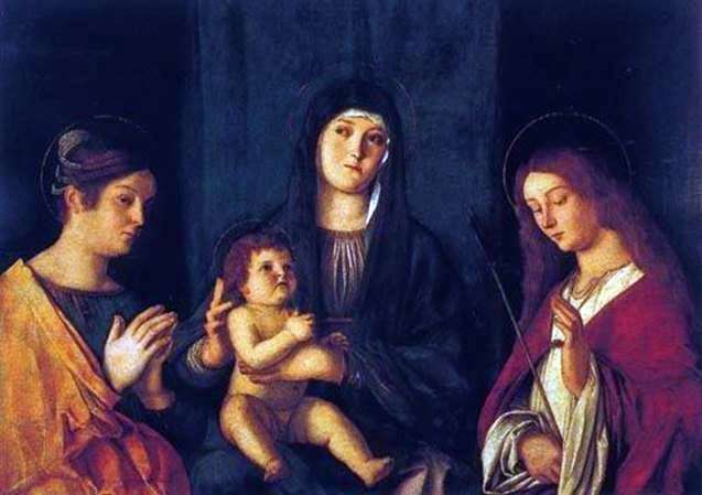  Мадонна с Младенцем, святой Екатериной и святой Урсулой   Джованни Беллини