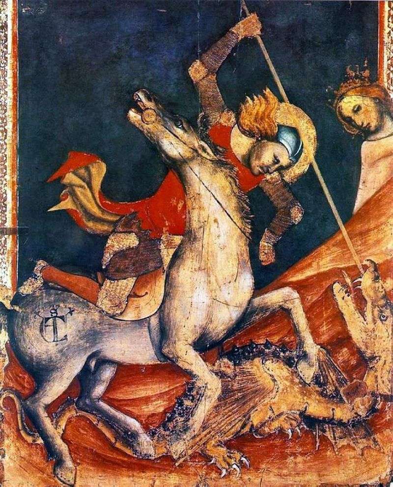  Битва св. Георгия с драконом. Ок   Витале да Болонья